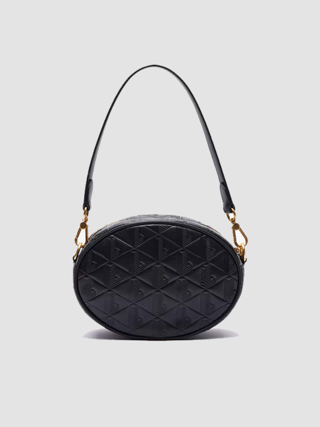 Sac à main ovale bandoulière maheki noir femme - Lacoste