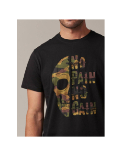 T-shirt connor noir homme - Deeluxe