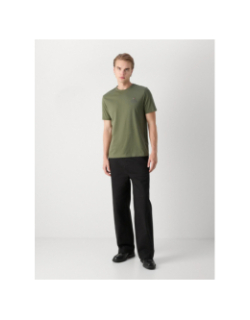 T-shirt regular stack kaki homme - Tommy Hilfiger