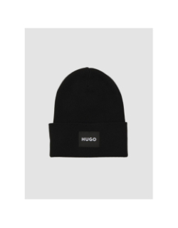 Bonnet uni xevon noir homme - Hugo