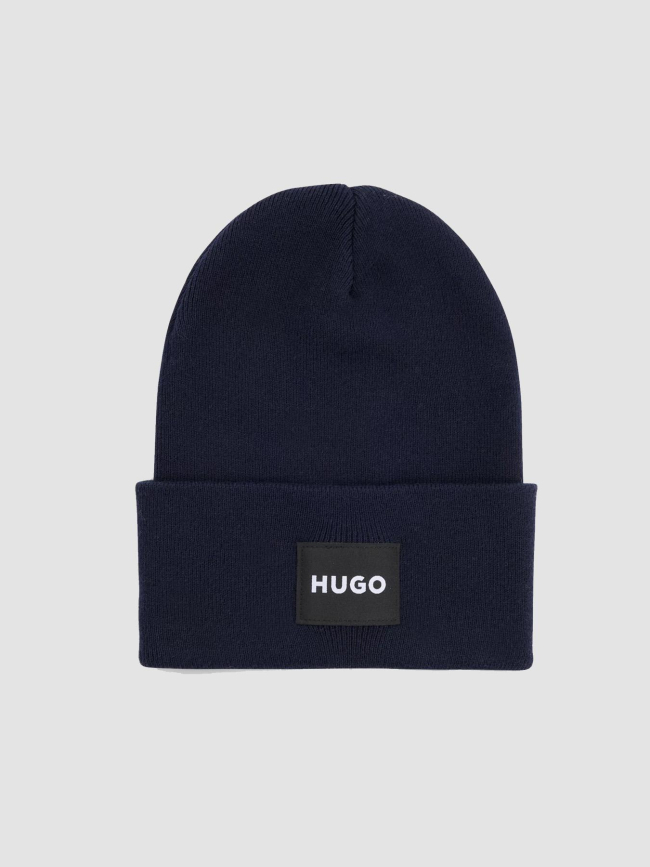 Bonnet xevon uni bleu marine homme - Hugo