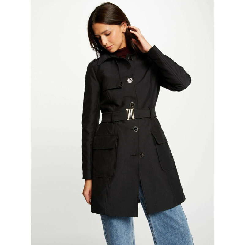 Veste trench ginai noir femme - Morgan