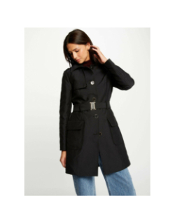 Veste trench ginai noir femme - Morgan