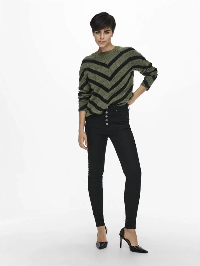 Pull eliza kaki femme - Only