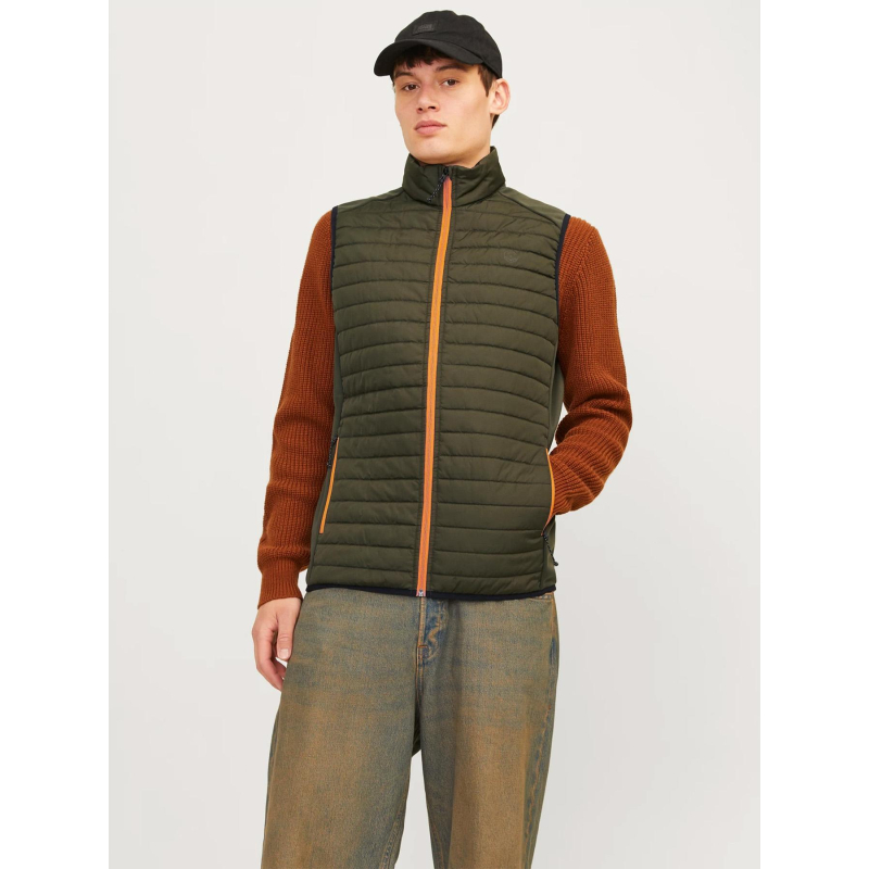 Doudoune sans manche jjemulti bodywarmer vert homme - Jack & Jones