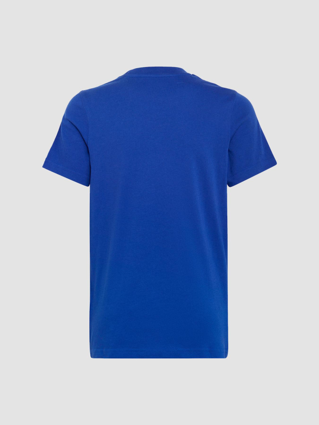 T-shirt 3 bandes bleu enfant - Adidas