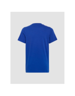 T-shirt 3 bandes bleu enfant - Adidas