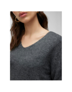 Pull crewlefile gris anthracite femme - Vero Moda