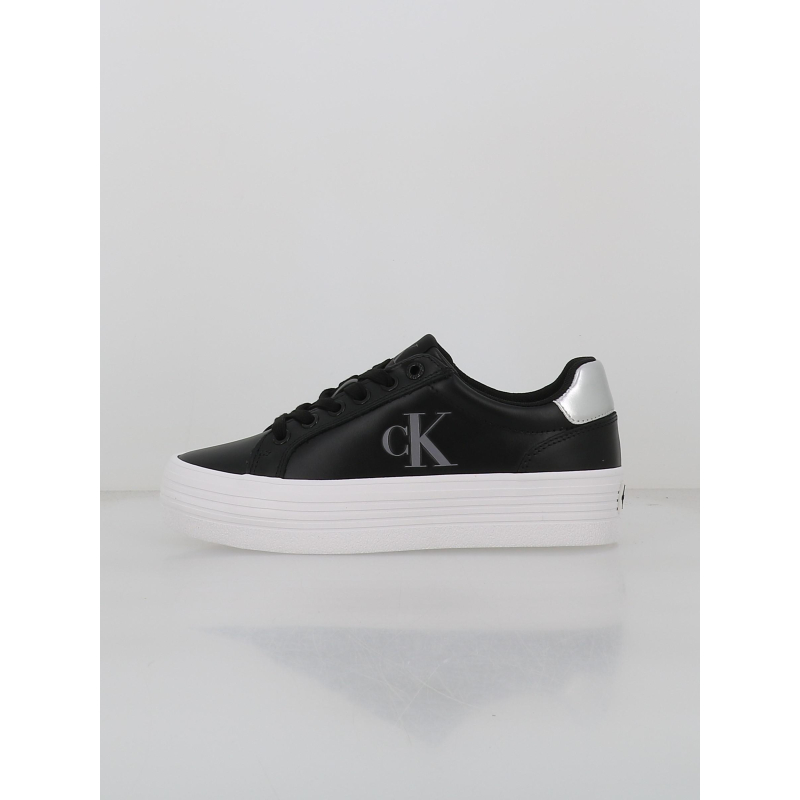 Baskets compensées bold vulc noir femme - Calvin Klein Jeans