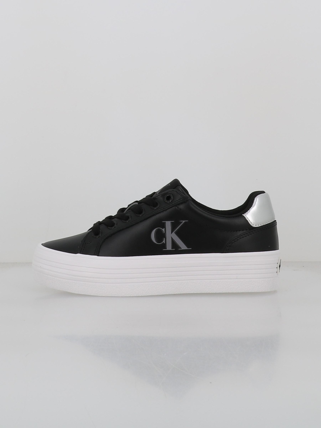 Baskets compensées bold vulc noir femme - Calvin Klein Jeans