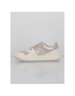 Baskets retro blanc rose femme - Tommy Jeans