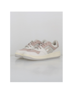 Baskets retro blanc rose femme - Tommy Jeans