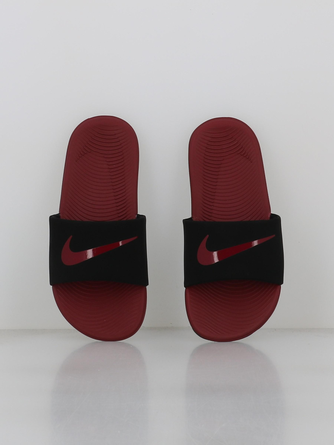 Claquettes kawa slide gs ps bordeaux noir enfant - Nike