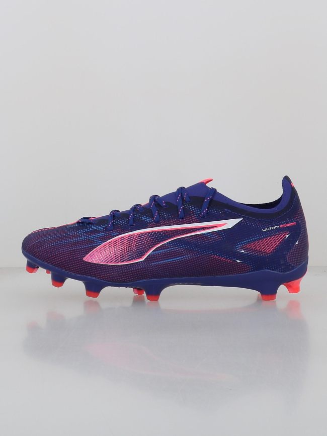 Chaussures de football ultra pro fg/ag bleu rose homme - Puma