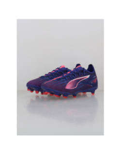 Chaussures de football ultra pro fg/ag bleu rose homme - Puma