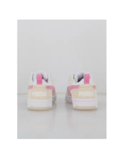 Basket rebound v6 lo beigen enfant et adolescent - Puma