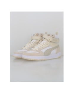 Baskets montantes rbd game blanc beige homme - Puma