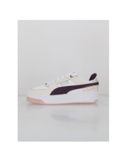 Baskets plateforme carina street blanc violet femme - Puma