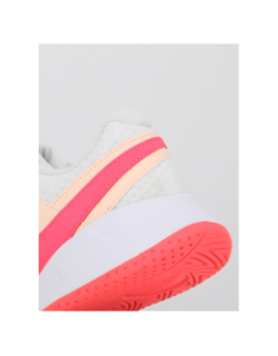 Chaussures de tennis court lite 4 rose blanc femme - Nike