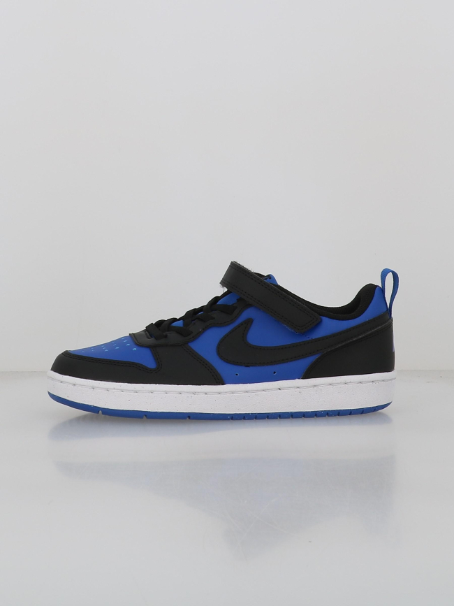 Baskets a scratch court borough recraft ps bleu noir enfant Nike wimod