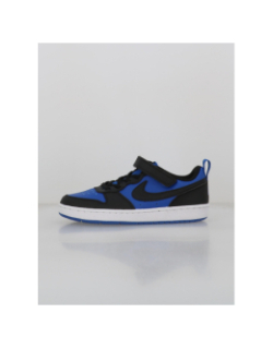 Baskets a scratch court borough recraft td bleu noir enfant Nike wimod