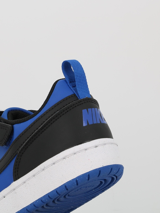 Baskets à scratch court borough recraft td bleu noir enfant - Nike