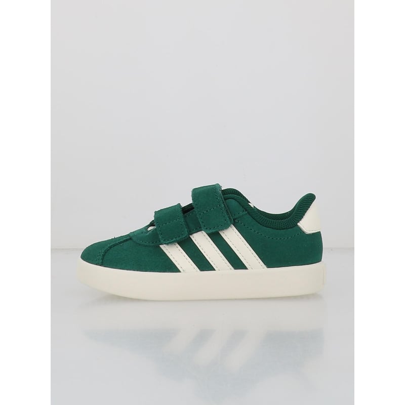 Baskets à scratch vl court 3.0 cf vert enfant - Adidas