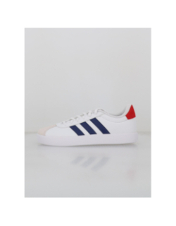 Baskets vl court 3.0 k blanc bleu rouge enfant - Adidas