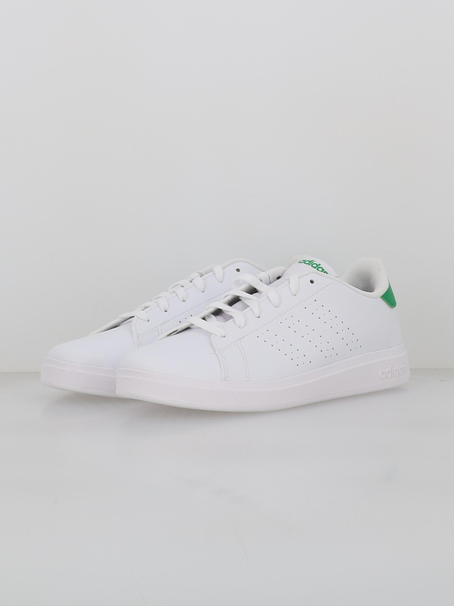 Baskets advantage base 2.0 blanc vert enfant - Adidas