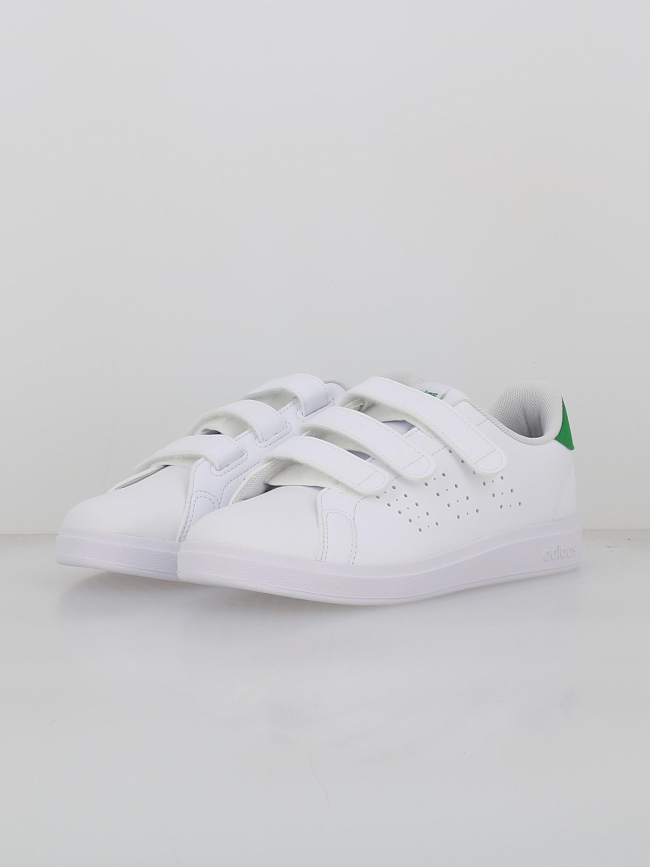 Baskets 3 scratch advantage base 2.0 blanc vert enfant - Adidas