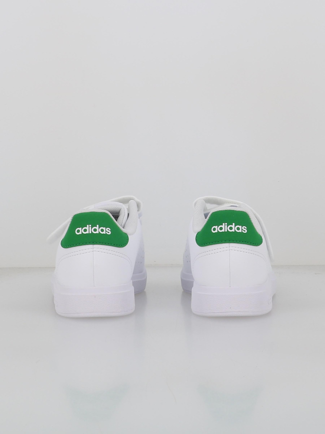 Baskets 3 scratch advantage base 2.0 blanc vert enfant - Adidas