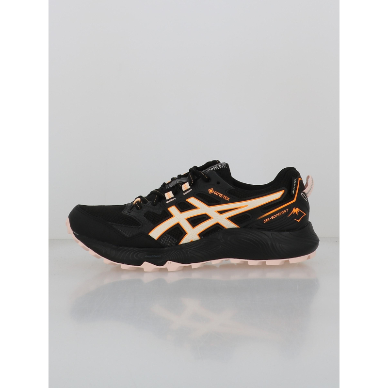 Chaussures de trail gel sonoma 7 gtx noir orange femme - Asics