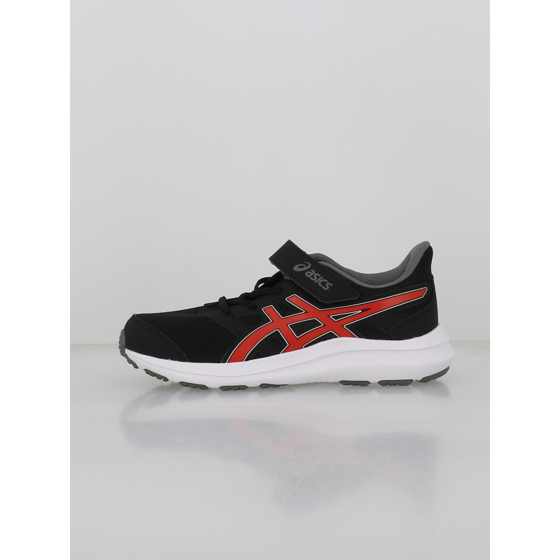 Baskets a scratch jolt 4 ps noir rouge enfant Asics wimod