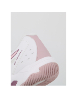 Chaussures de volleyball gel rocket 11 blanc rose femme - Asics