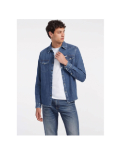 Chemise en jean slim denim bleu homme - Guess