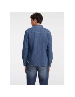 Chemise en jean slim denim bleu homme - Guess