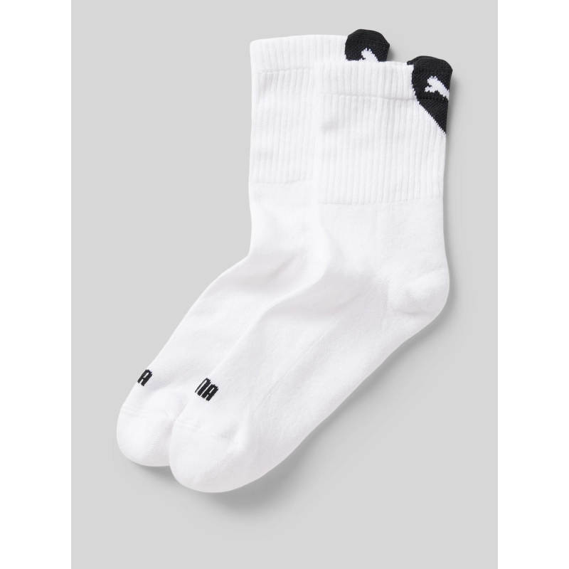 Pack de 2 paires de chaussettes courtes coeur blanc femme - Puma