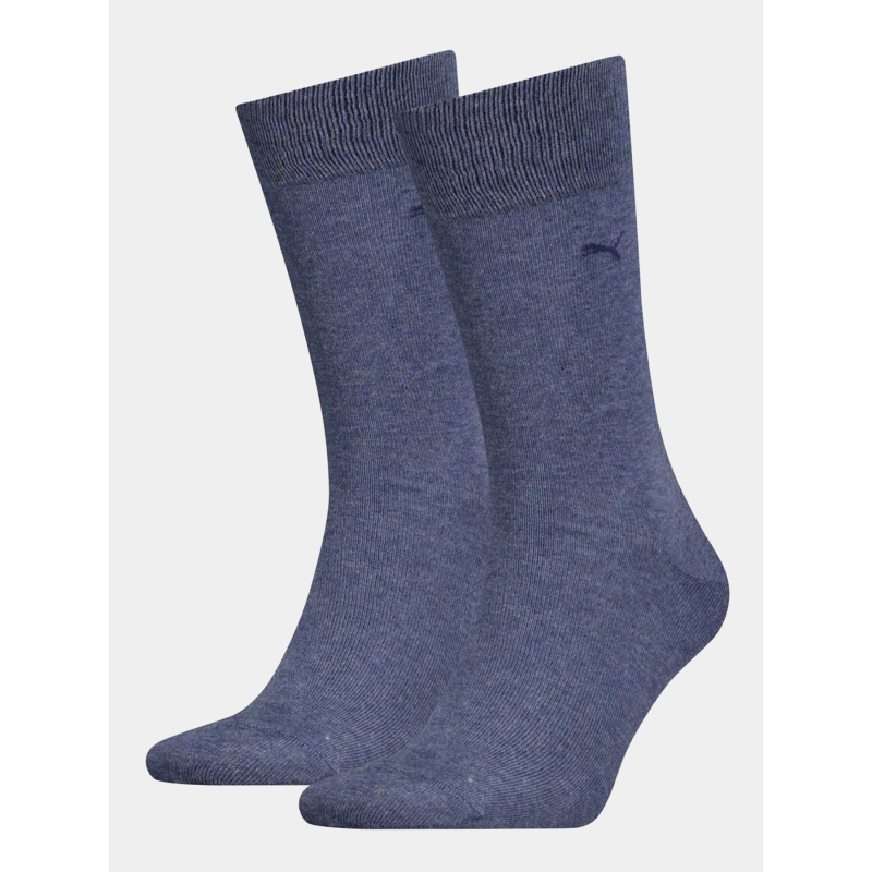 Pack de 2 paires de chaussettes classic bleu homme - Puma