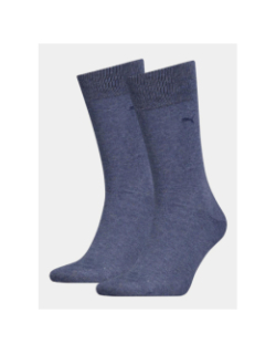 Pack de 2 paires de chaussettes classic bleu homme - Puma