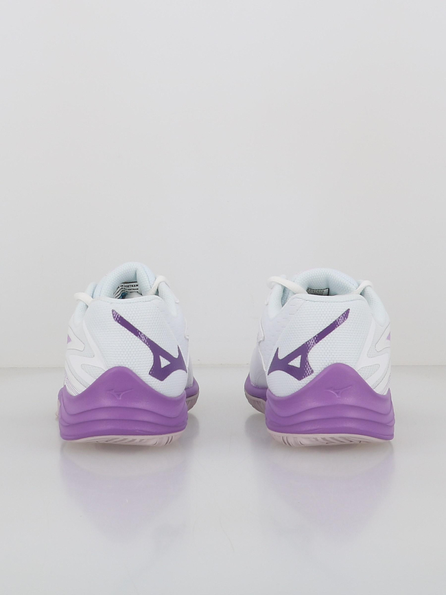 Chaussures volley-ball thunder blade z blanc violet femme - Mizuno