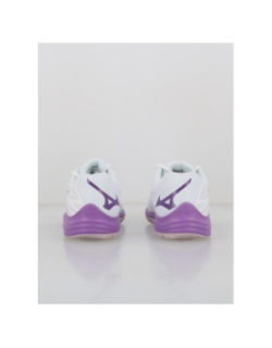 Chaussures volley-ball thunder blade z blanc violet femme - Mizuno