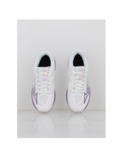 Chaussures volley-ball thunder blade z blanc violet femme - Mizuno