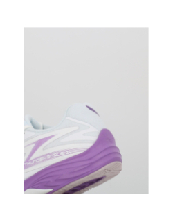 Chaussures volley-ball thunder blade z blanc violet femme - Mizuno