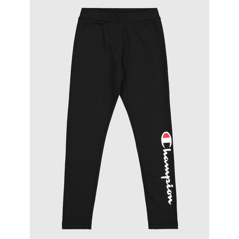 Legging de sport logo noir fille - Champion