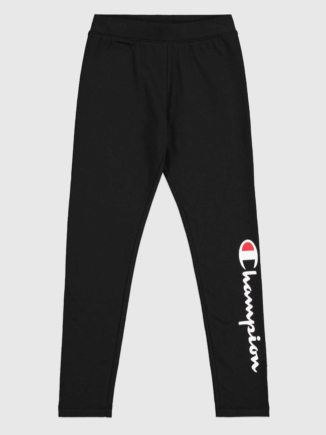 Legging de sport logo noir fille - Champion