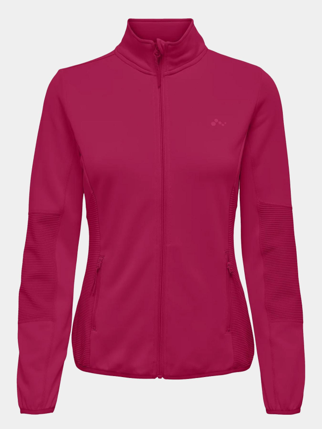 Veste de sport jetta fleece rose - Only Play