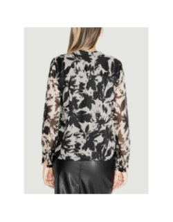 Blouse isabella col v noir femme - JDY