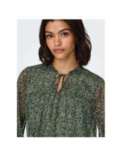 Blouse isabella col v vert femme - JDY