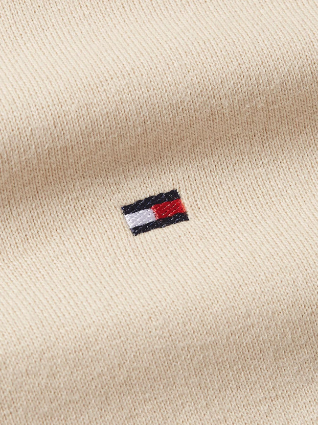 Sweat zippé à capuche reg flag beige homme - Tommy Hilfiger