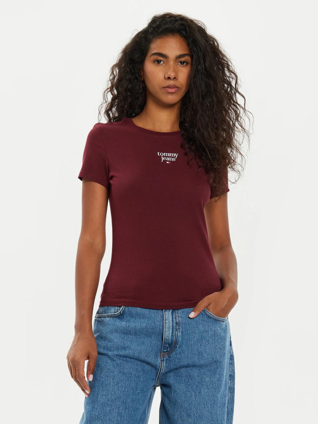 Tee shirt femme bordeaux online